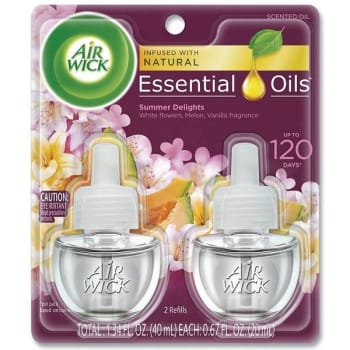 Image for Air Wick 0.67 Oz Summer Delights Scent Oil Refills (6-Carton) from HD Supply