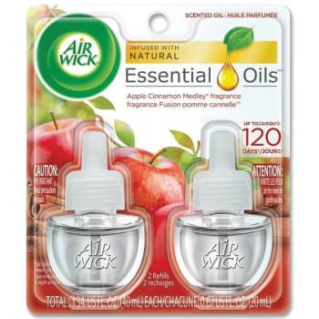 Image for Air Wick 0.67 Oz Apple Cinnamon Medley Scent Refill (12-Carton) from HD Supply