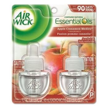 Image for Air Wick 0.67 Oz Apple Cinnamon Medley Scent Refill (12-Carton) from HD Supply