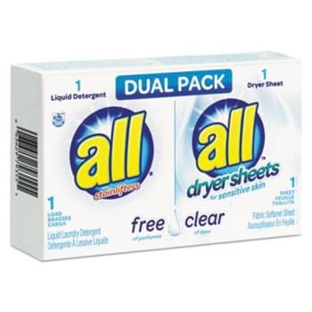 Image for All® Free Clear Laundry Detergent/dryer Sheets (100-Carton) from HD Supply