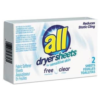 Image for All® Free Clear Dryer Sheets (200-Carton) from HD Supply
