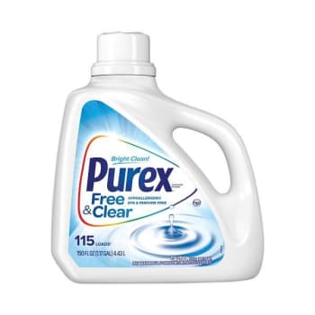 Image for Free And Clear Liquid Laundry Detergent, Unscented, 150 Oz Bottle from HD Supply