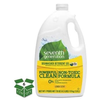 Image for Seventh Generation 70 Ounce Dishwasher Gel (Lemon Scent) (6-Carton) from HD Supply