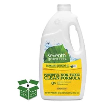 Image for Seventh Generation 42 Ounce Dishwasher Gel (Lemon Scent) (6-Carton) from HD Supply