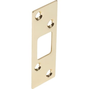 Image for 1-1/4w X 3-5/8"h Deadlock Strike Plate Brass, Package Of 2 from HD Supply