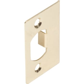 Image for Door Lockset Strike Plate Brass, Package Of 2 from HD Supply