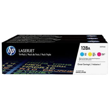 Image for Hp 128a Cyan/magenta/yellow Original Laserjet Toner Cartridge, Package Of 3 from HD Supply