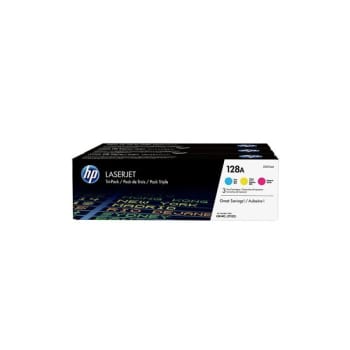Image for HP 128A Cyan/Magenta/Yellow Original Laserjet Toner Cartridge, Package Of 3 from HD Supply