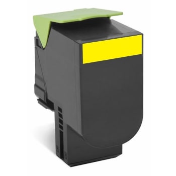 Image for Lexmark™ 80c1hy0 Yellow High-Yield Return Program Toner Cartridge from HD Supply