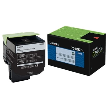 Image for Lexmark™ 70c1xk0 Black Extra High-Yield Return Program Toner Cartridge from HD Supply