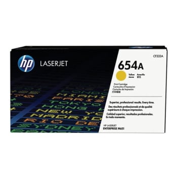 Image for HP® 654A Yellow Original Laserjet Toner Cartridge from HD Supply