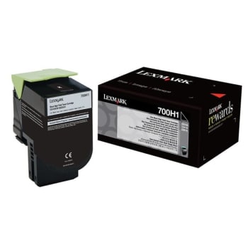 Image for Lexmark™ 70C0H10 Black High-Yield Toner Cartridge from HD Supply