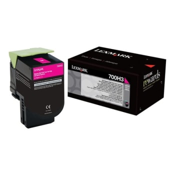 Lexmark™ 70C0H30 Magenta High-Yield Toner Cartridge