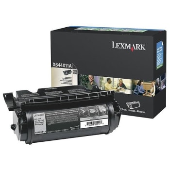 Lexmark™ X644X11A Black Extra High-Yield Return Program Toner Cartridge