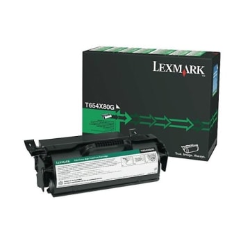 Image for Lexmark™ T654X80G Remanufactured Black Extra High-Yield Toner Cartridge from HD Supply