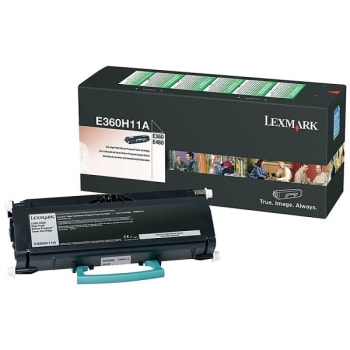 Image for Lexmark™ E360H11A Black High-Yield Return Program Toner Cartridge from HD Supply