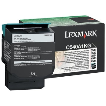 Image for Lexmark™ C540A1KG Black Return Program Toner Cartridge from HD Supply