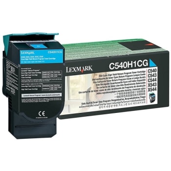 Image for Lexmark™ C540H1CG Cyan High-Yield Return Program Toner Cartridge from HD Supply