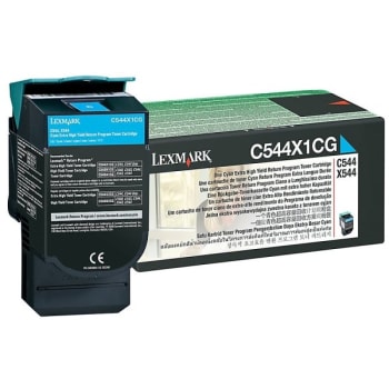Image for Lexmark™ C544X1CG Cyan High-Yield Toner Cartridge from HD Supply