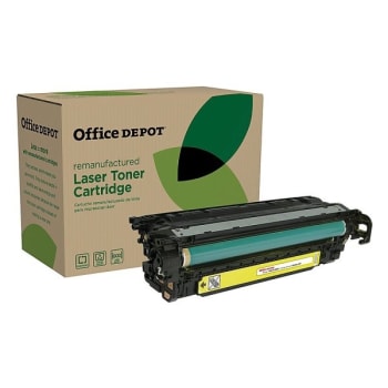 Image for Office Depot® Od3525y Remanufactured Yellow Toner Cartridge from HD Supply