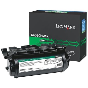 Image for Lexmark™ 64080hw Black High-Yield Toner Cartridge from HD Supply