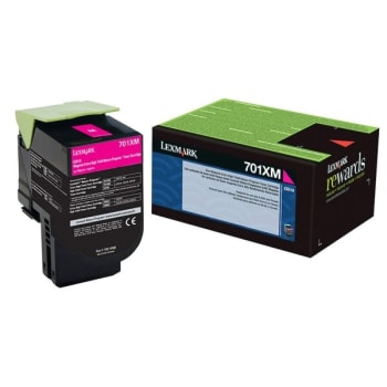 Image for Lexmark™ 70c1xm0 Magenta High-Yield Toner Cartridge from HD Supply