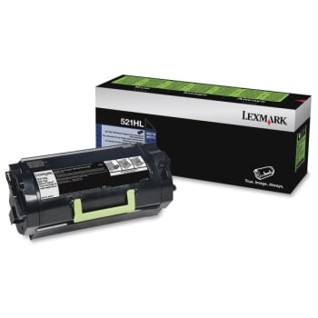 Image for Lexmark™ 52D1H0L Black High-Yield Toner Cartridge For Label from HD Supply