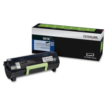 Image for Lexmark™ 50F1X00 Black Extra High-Yield Return Program Toner from HD Supply