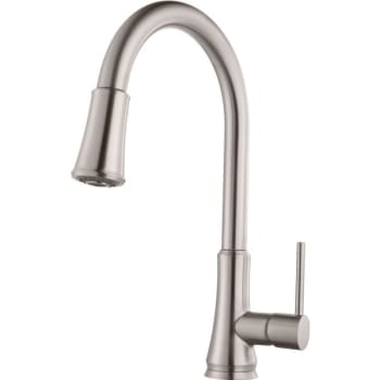 Image for Pfister Series 1-Handle Pull-Down Kitchen Faucet In Stainless Steel from HD Supply
