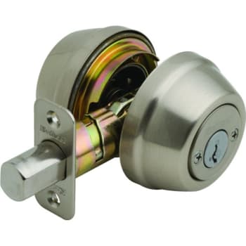 Image for Kwikset® Signature Series™ Deadbolt w/ SmartKey Security™ (Satin Chrome) from HD Supply