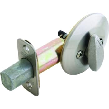 Image for Kwikset® 663 One Sided Deadbolt, Thumbturn Inside THK Satin Nickel from HD Supply
