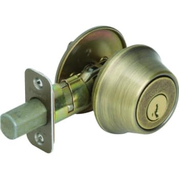 Image for Kwikset® 660 Single Deadbolt w/ SmartKey Security™ (Antique Brass) from HD Supply