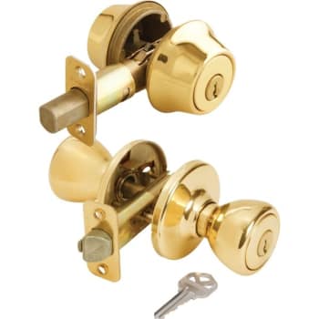 Image for Kwikset® Tylo® Combo Entry Lock And Deadbolt, 2.375/2.75" Backset, 1.375 To 1.75" Thk Door, Metal from HD Supply