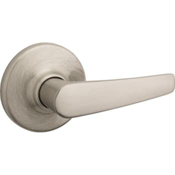 Image for Kwikset® Delta® Door Lever, Passage/Hall/Closet, Grade 3, Metal, Satin Nickel from HD Supply