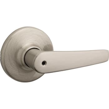 Image for Kwikset® Delta® Door Lever, Privacy/Bed/Bath, Grade 3, Metal, Satin Nickel from HD Supply