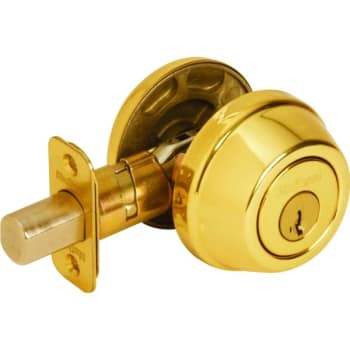 Kwikset® 780 Signature Series Deadbolt W/ Smartkey Security™ (Polished Brass)