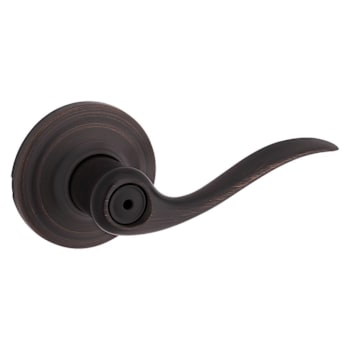 Kwikset Tustin Venetian Bronze Bed/Bath Privacy Door Lever