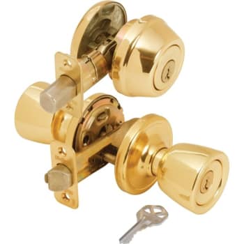 Image for Kwikset® Abbey® Combo Entry Lock and Deadbolt with SmartKey Security™, 2.375/2.75" Backset from HD Supply