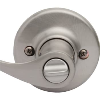 Kwikset® Balboa™ Door Lever with SmartKey Security™, Wave, Entry, Grade 3, Metal, Satin Nickel