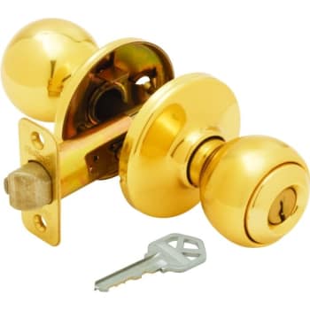 Kwikset® Polo Storeroom Lock, Brass