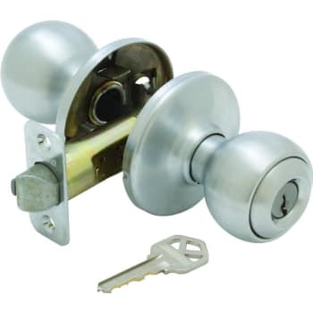 Kwikset® Polo Storeroom Lock, Satin Chrome