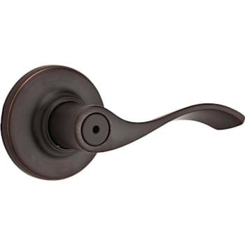 Image for Kwikset Balboa Venetian Bronze Bed/Bath Privacy Door Lever from HD Supply