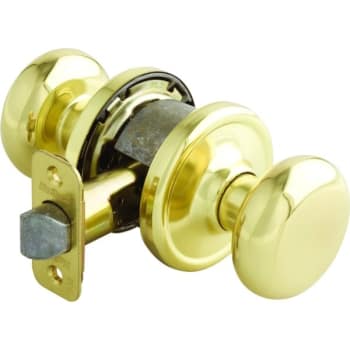 Image for Kwikset® Hancock® Door Knob, Passage/Hall/Closet, Grade 2, Polished Brass from HD Supply