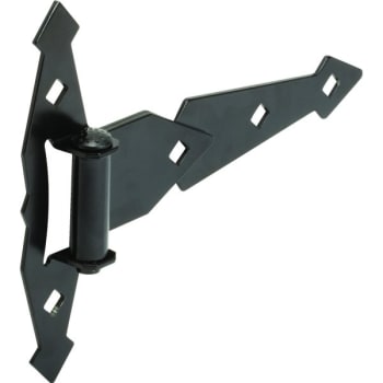 Image for 8" Tee Gate Hinge Black Steel, Package of 2 from HD Supply