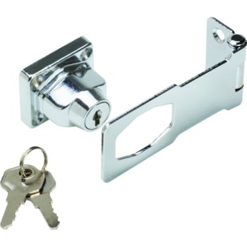 Image for 4-1/2 in Steel Key Locking Safety Hasp from HD Supply