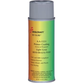 Image for So-Sure® Aerosol Primer Paint - A-A-1551, General Purpose For Metal from HD Supply