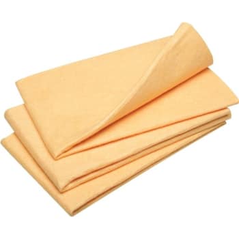 Image for Utility Shammy Towel 20 X 23" Orange Package Of 3 from HD Supply