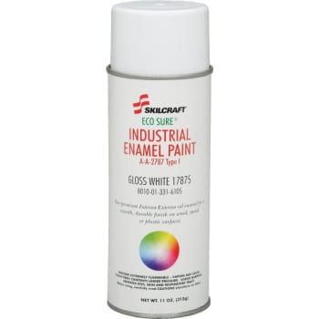 Eco-Sure Enamel Aerosol Paint Gloss White
