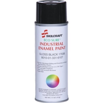 Image for Eco-sure Enamel Aerosol Paint Gloss Black from HD Supply