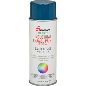 Image for Eco-Sure Enamel Aerosol Paint Gloss Blue from HD Supply